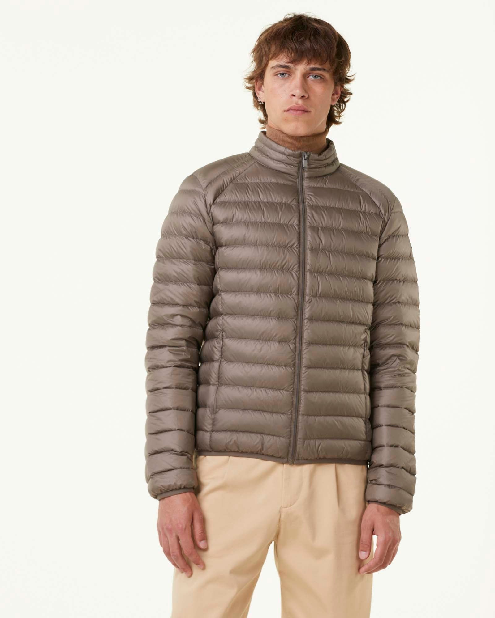 Doudoune légère Taupe Mat