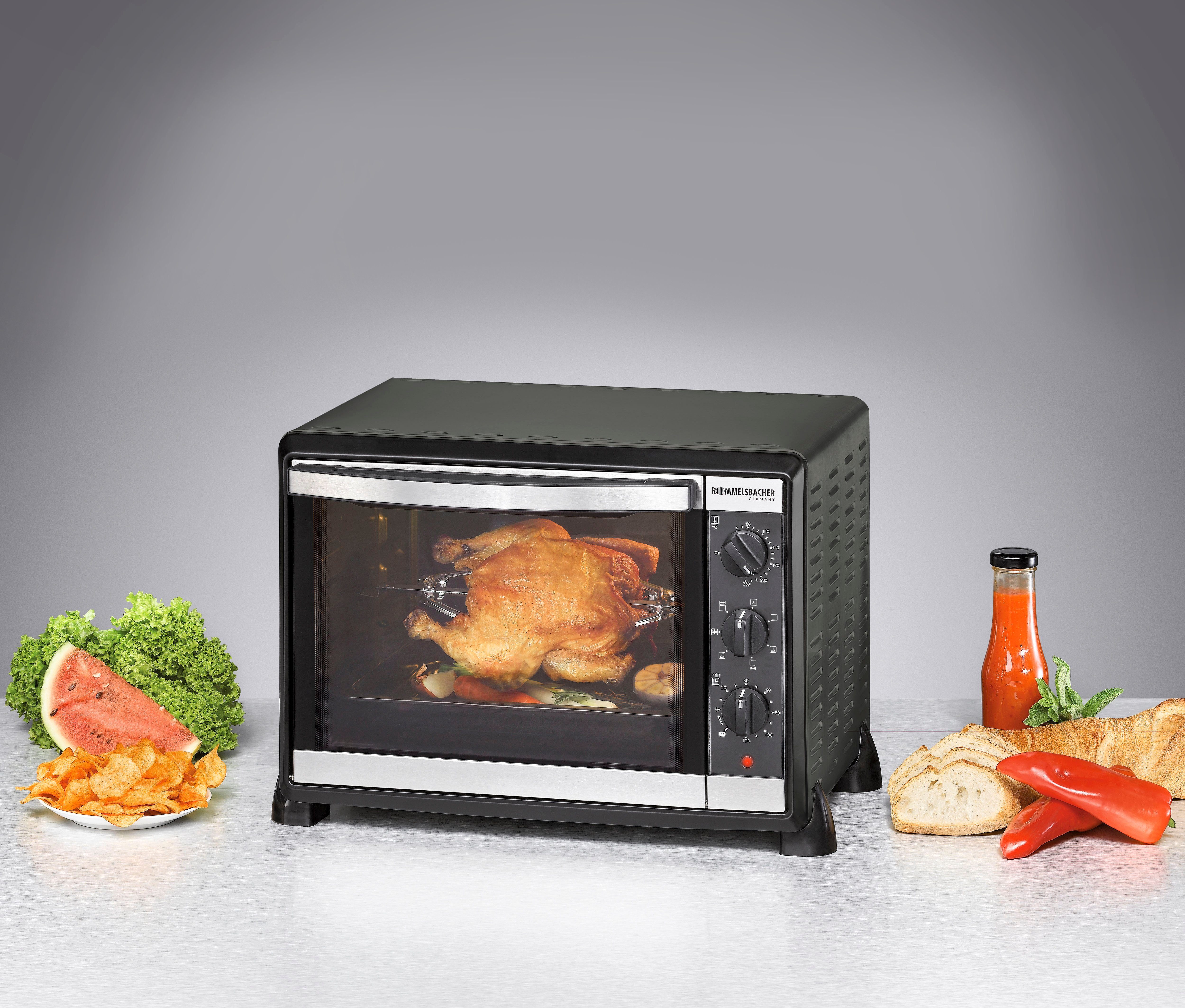 Rommelsbacher Minibackofen BG 1550 Back/Grill-Ofen