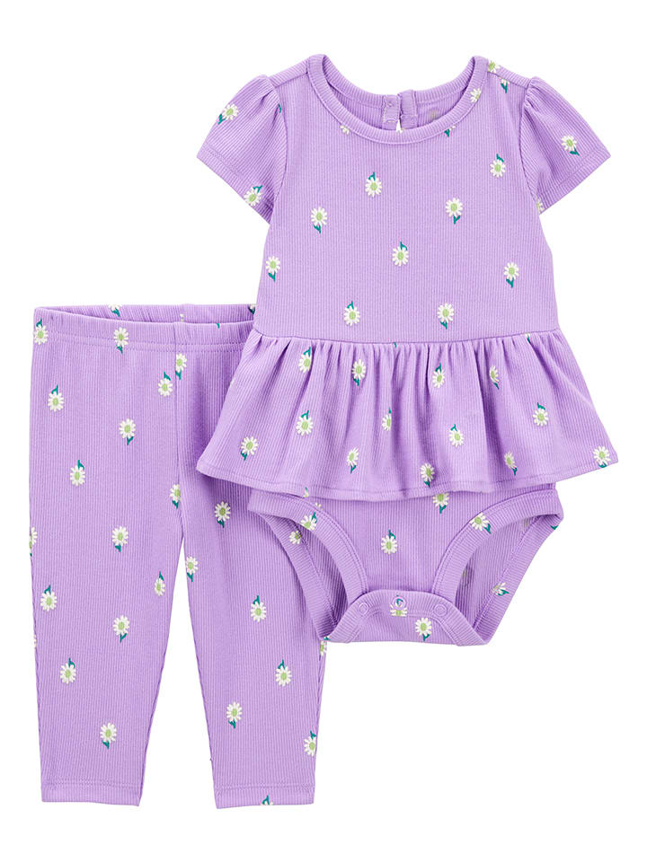 carter's 2tlg. Outfit in Lila günstig kaufen 80