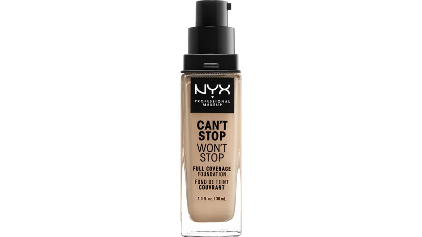 NYX PROFESSIONAL MAKEUP Can't Stop Won't Stop Foundation 30 ml 7 - natural
