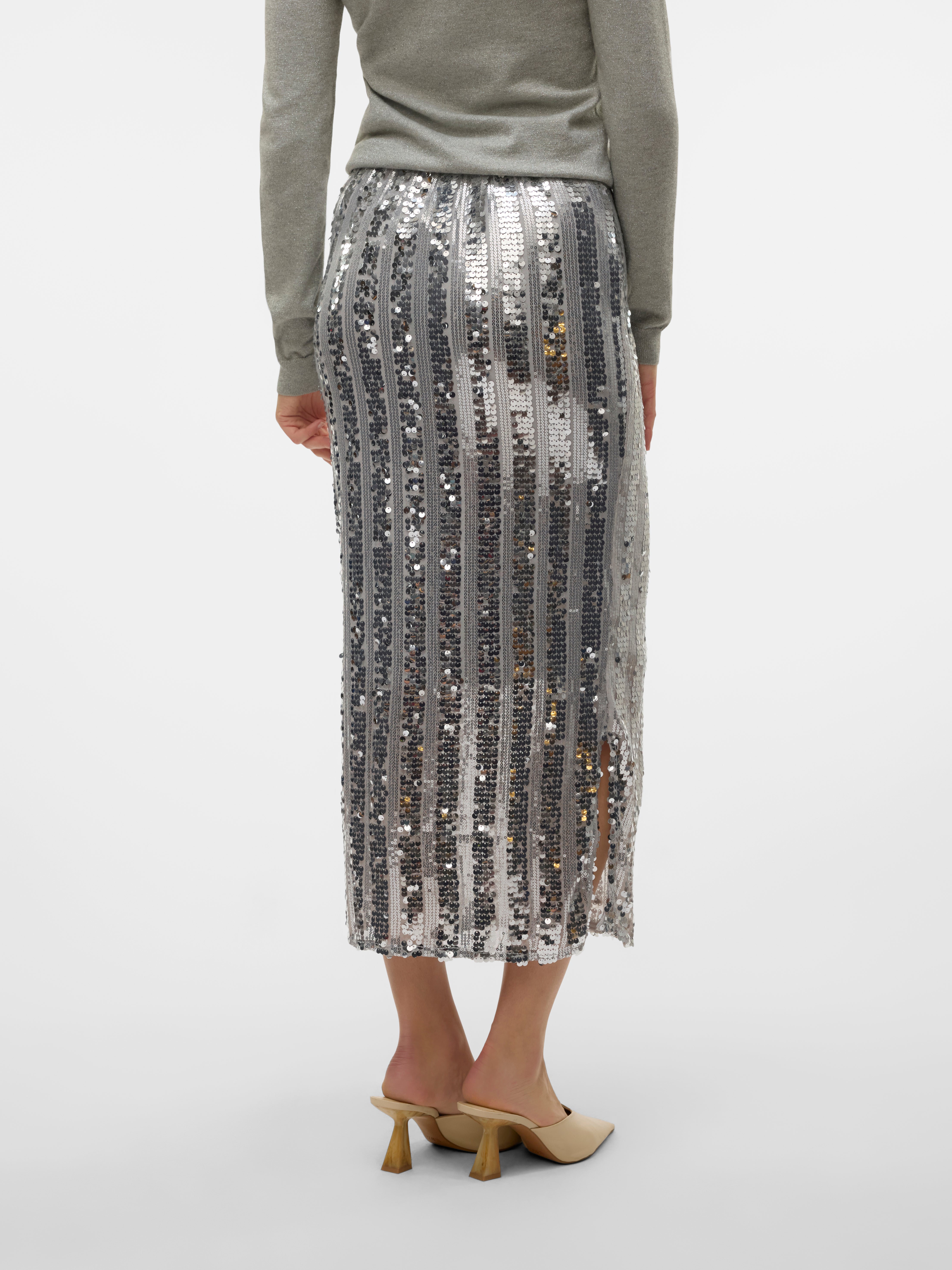 VMEFA Mittlere Taille Langer Rock