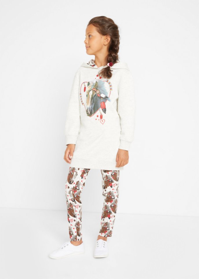 Mädchen Sweatshirt und Leggings (2-tlg.Set) Bio-Baumwolle