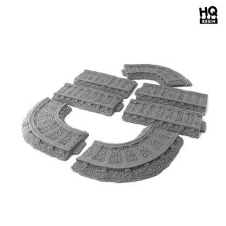 HQ Resin - Railroad Tracks Set