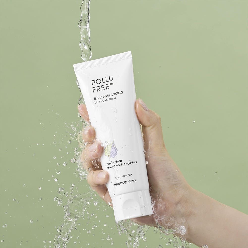 Thank You Farmer Pollufree 5.5 pH-Balancing Cleansing Foam 120 ml