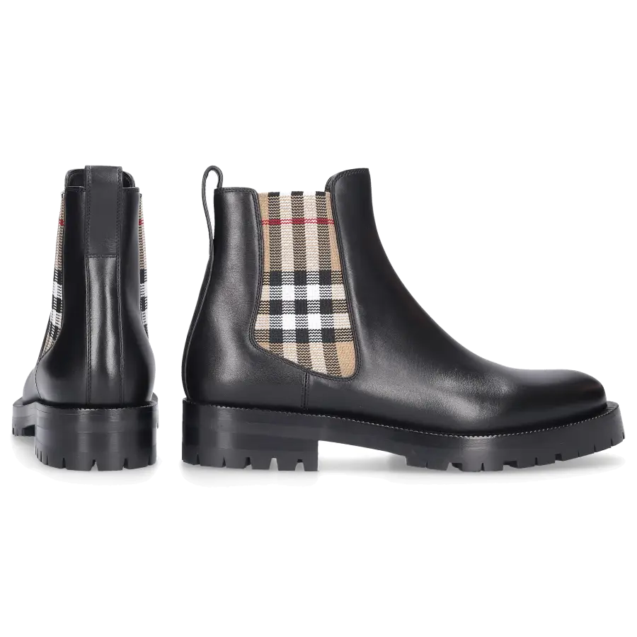 Burberry - Stiefeletten 8042363 Kalbsleder - schwarz
