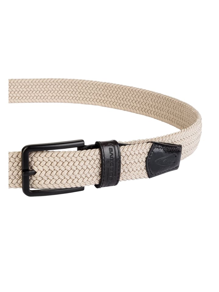 Camel Active Elastischer Flechtgürtel in Sand günstig kaufen