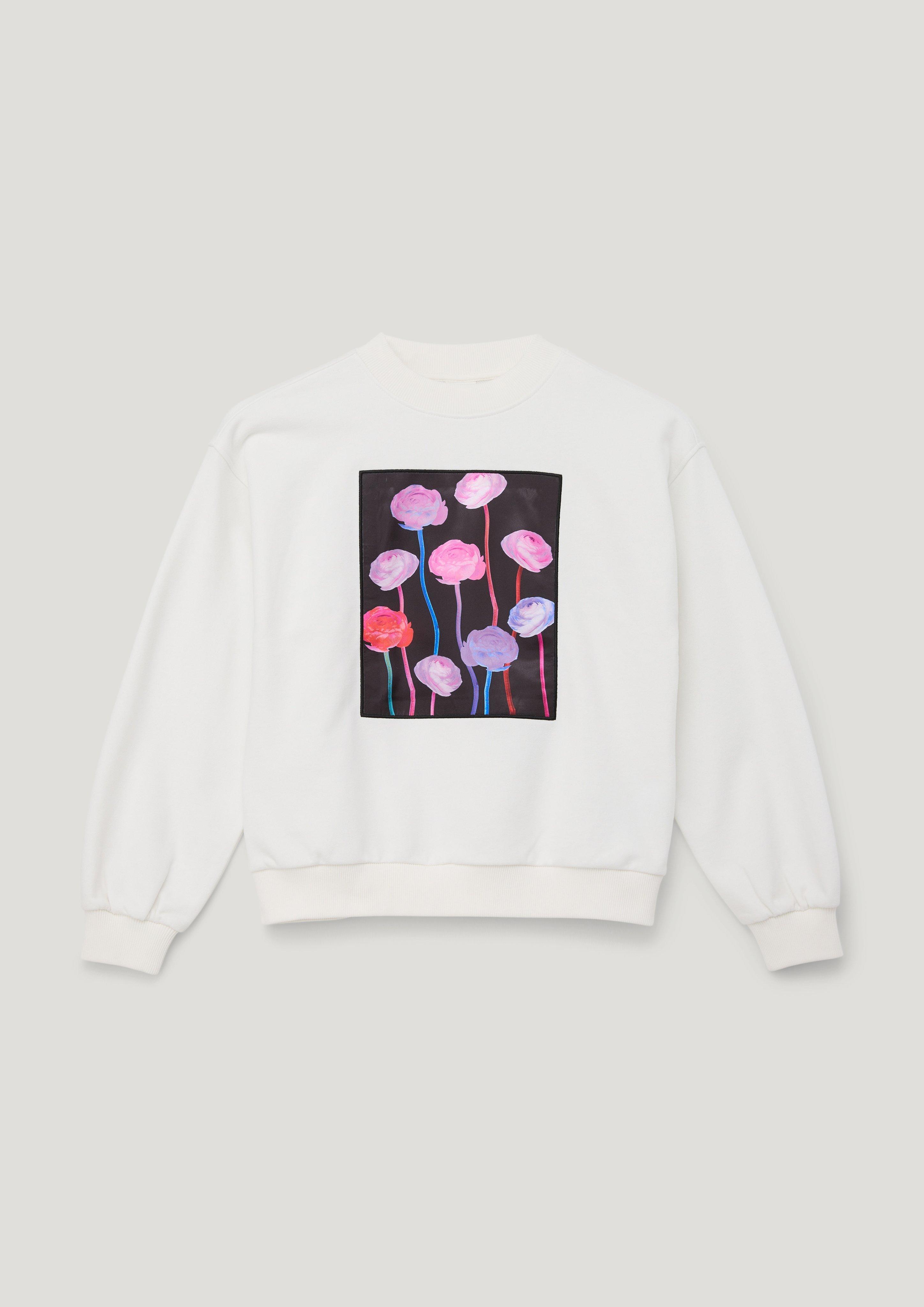 Sweatshirt mit Glanz-Applikation  2133775-0210