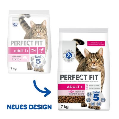 Perfect Fit Adult 1+ Reich an Lachs