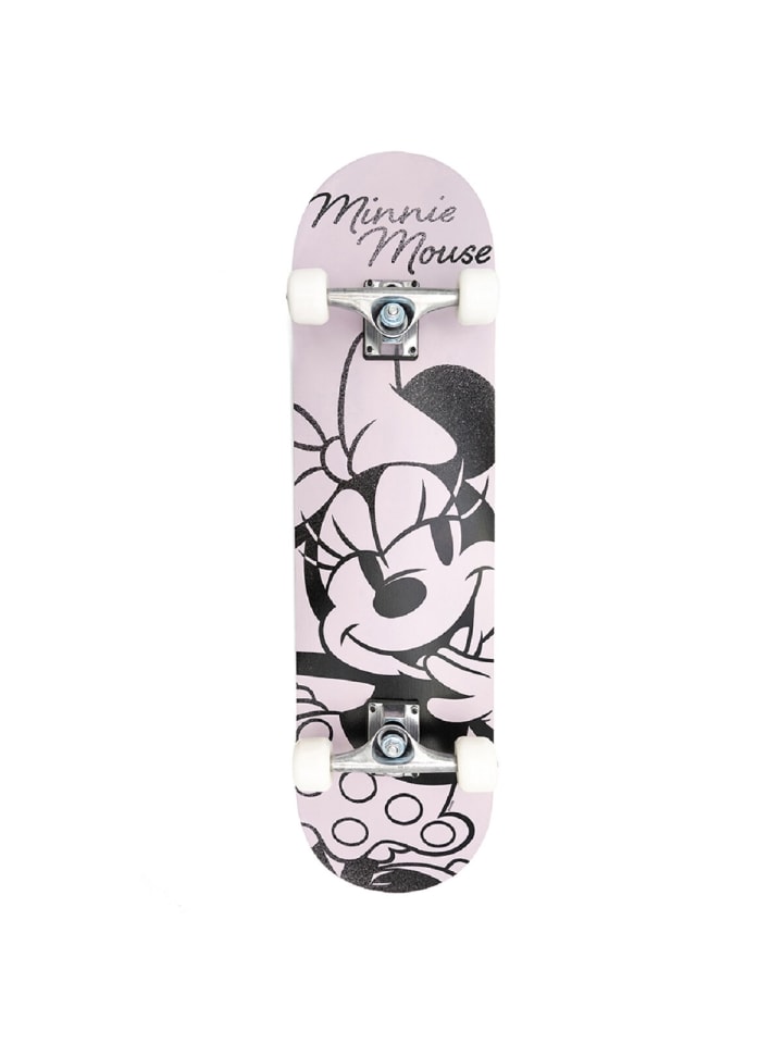 Disney Minnie Mouse Skateboard Perfekt für Gehwege & Parks 79x20x12 cm in Schwarz günstig kaufen 79