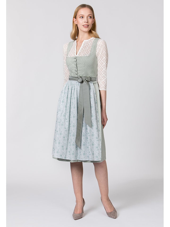 Stockerpoint Dirndl ''Megan'' in Hellgrün/ Hellblau günstig kaufen