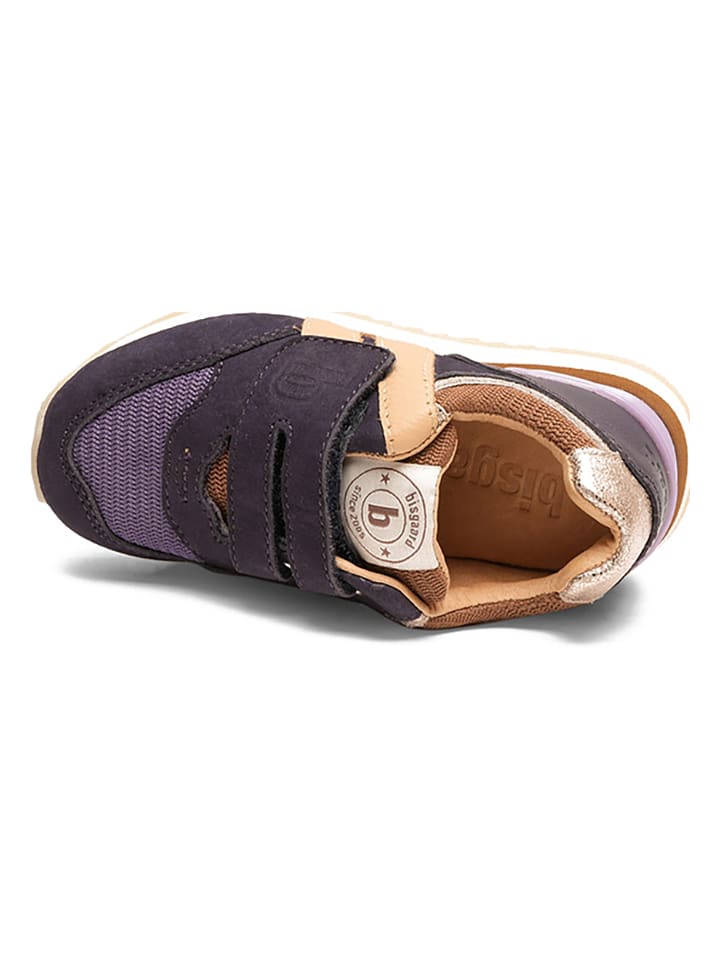 bisgaard Leder-Sneakers in Lila günstig kaufen