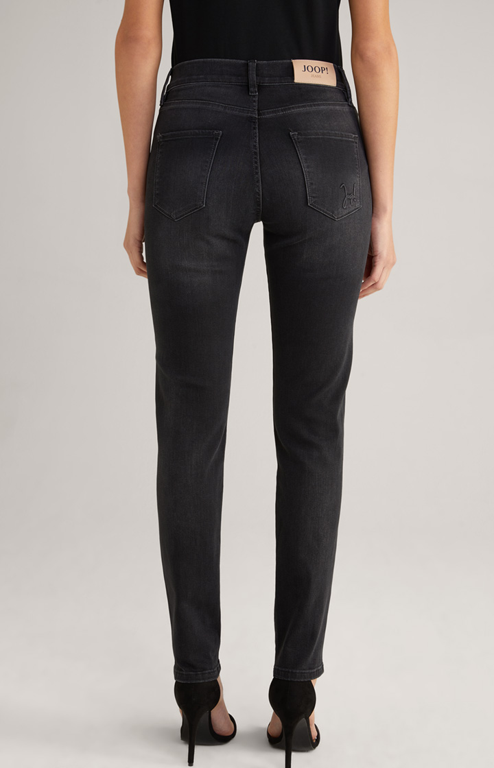 Slim-Jeans Sol in Dark Grey Washed