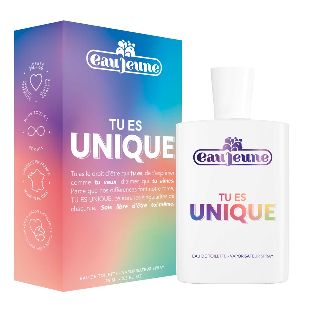 eau jeune Eau Jeune - Eau de Toilette Tu es Unique 75ml Eau de toilette unisexe 75ml