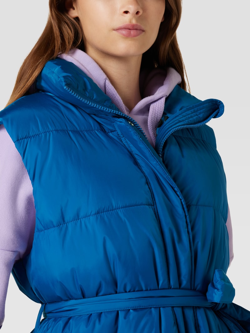 Weste mit Label-Patch in royalblau