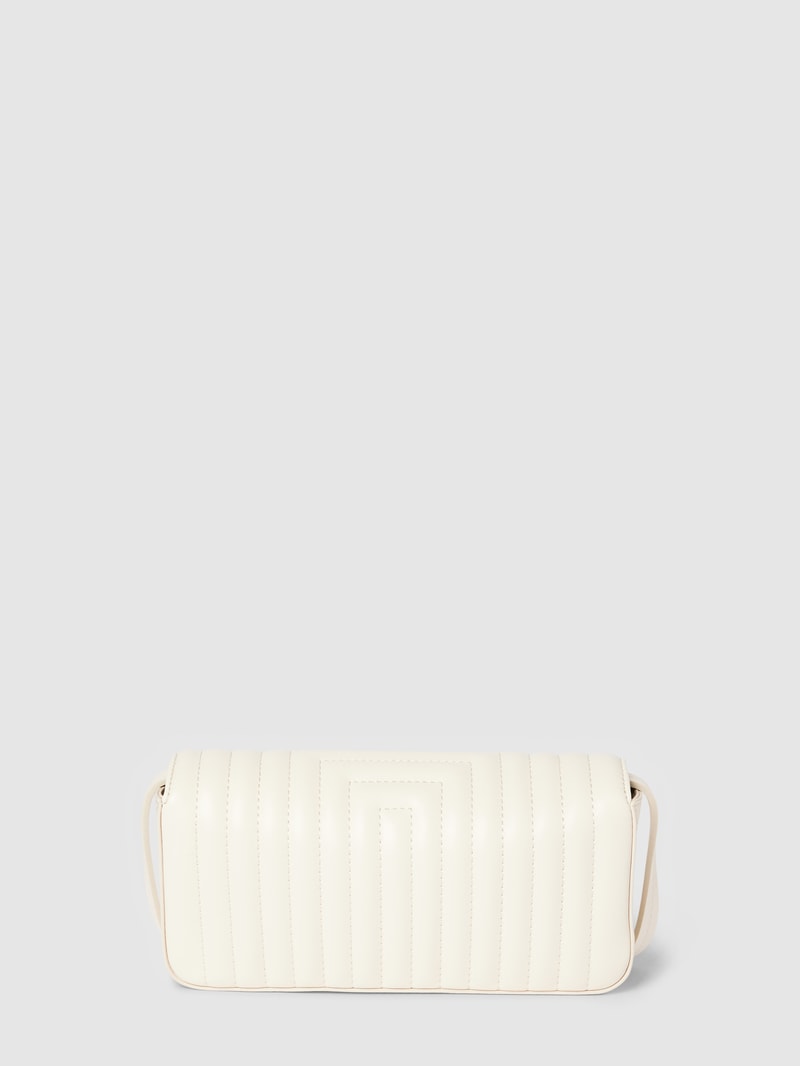Handtasche mit Label-Detail Modell 'Jodie' in weiß