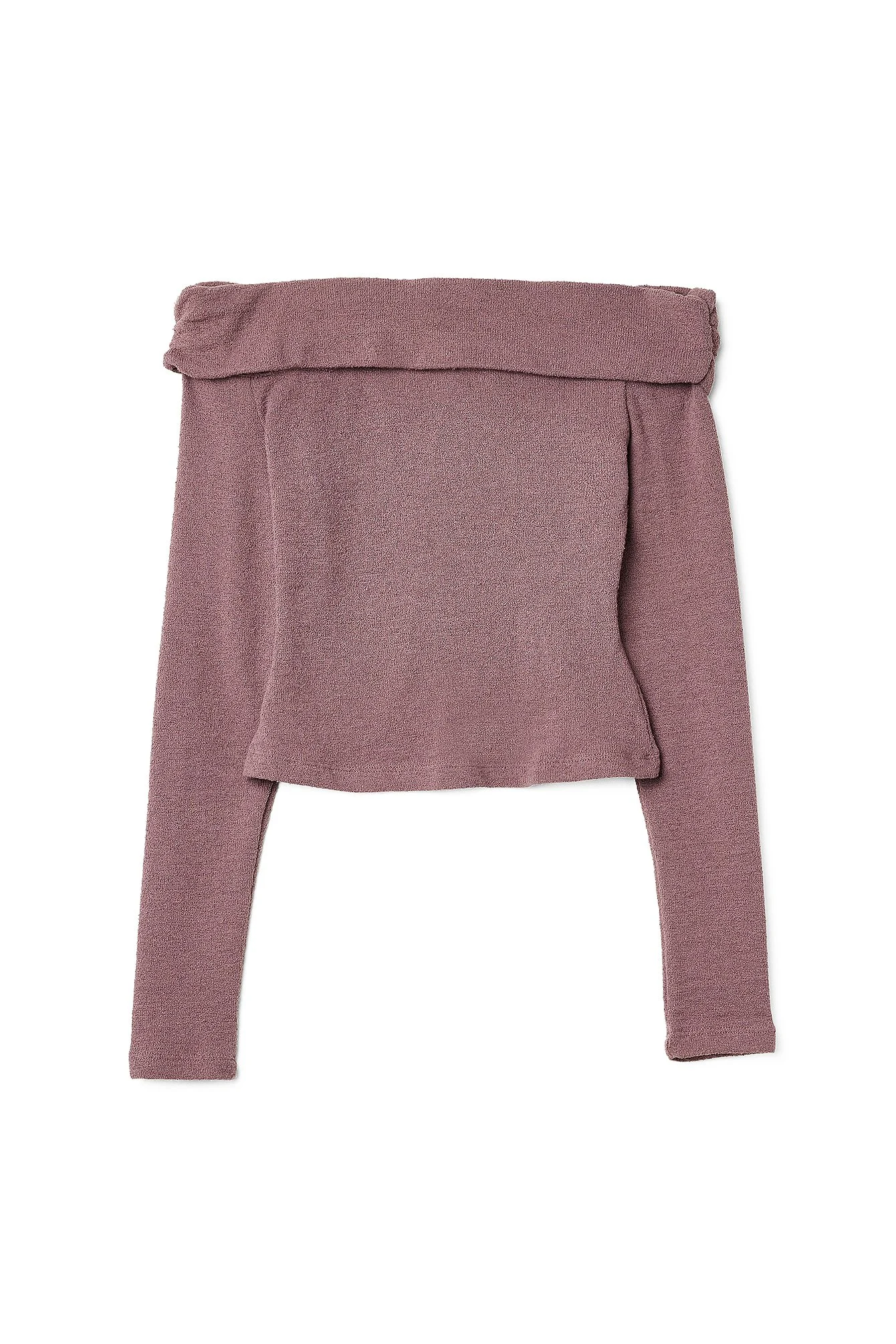 Schulterfreies Jersey-Top