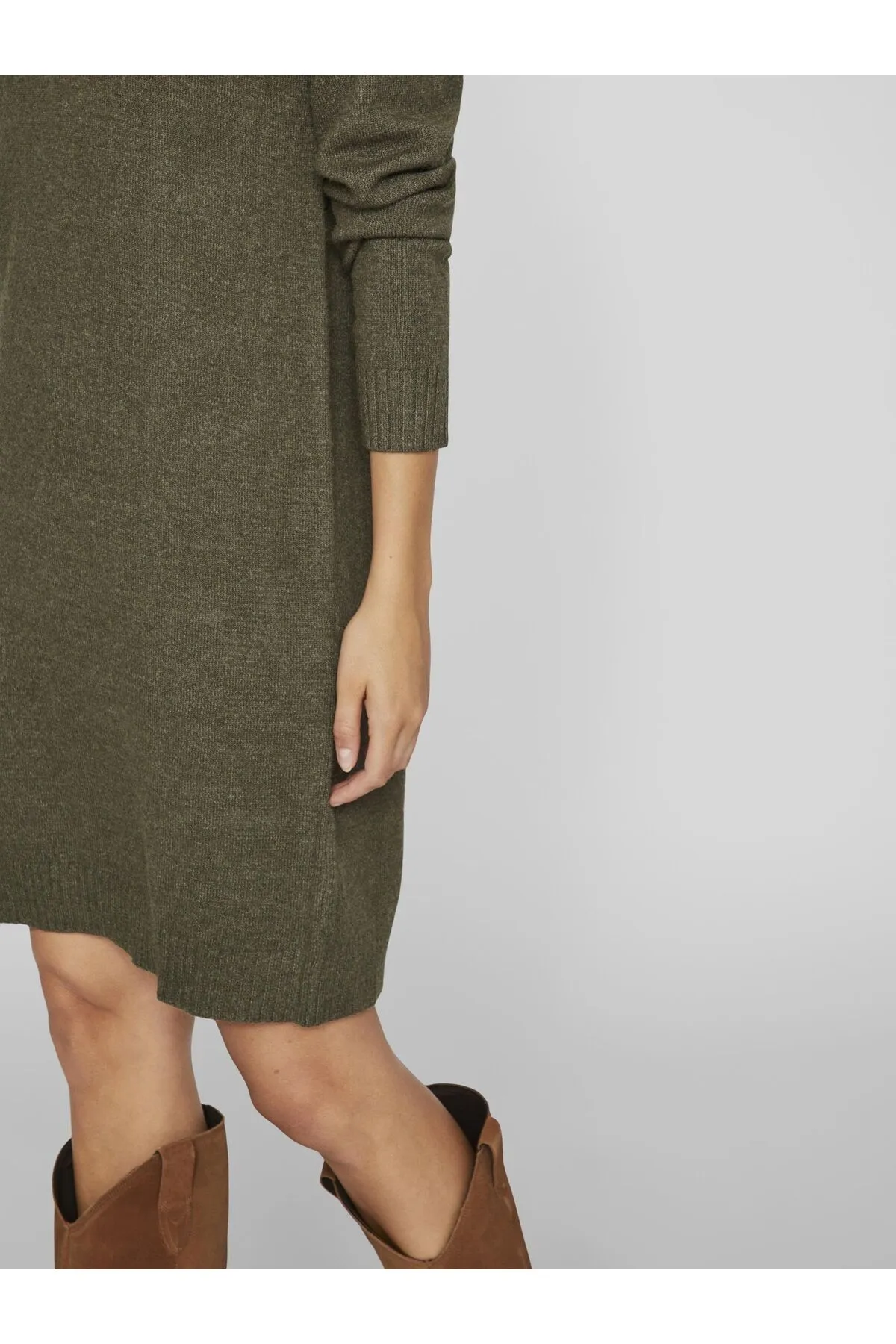 VILA  Langärmeliges Strickkleid