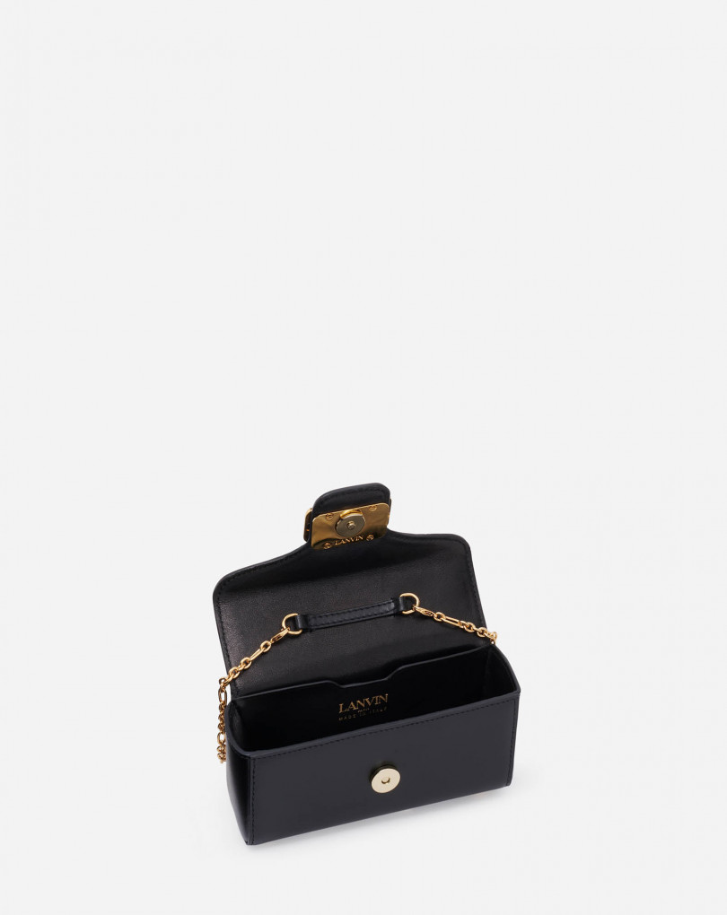 SAC PENCIL MICRO EN CUIR BRILLANT