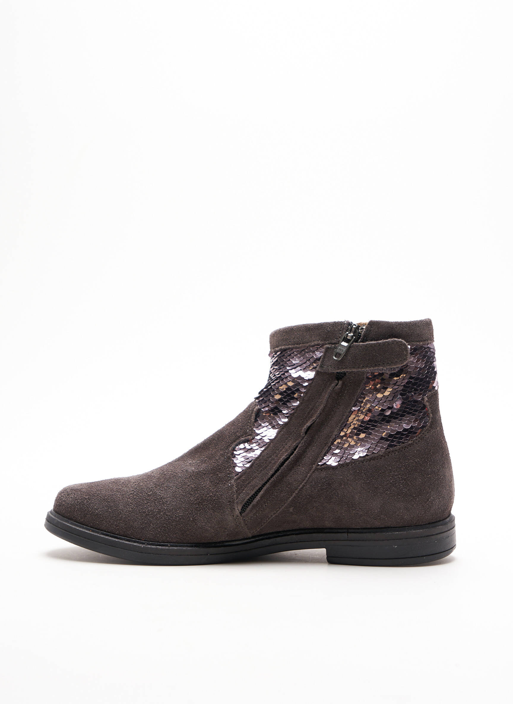 Pom D Api Bottines Fille couleur gris