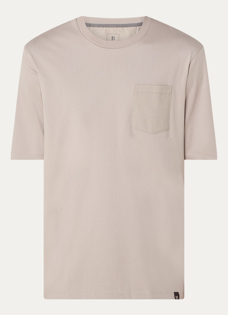 Tricou Boggi Milano cu buzunar la piept