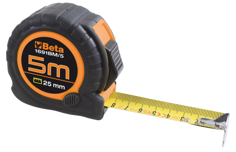 Beta 016910205 1691Bm/5-Rollbandmaat Bm 5 m