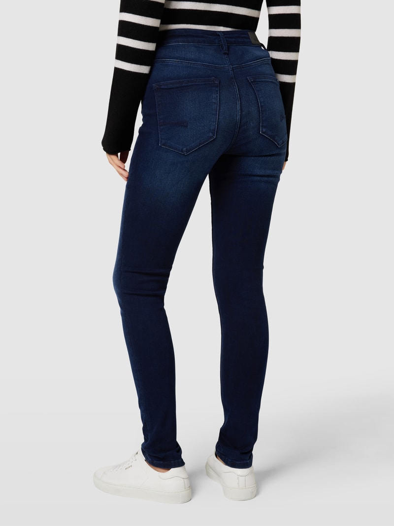 Jeans im 5-Pocket-Design Modell 'CELIA' in dunkelblau