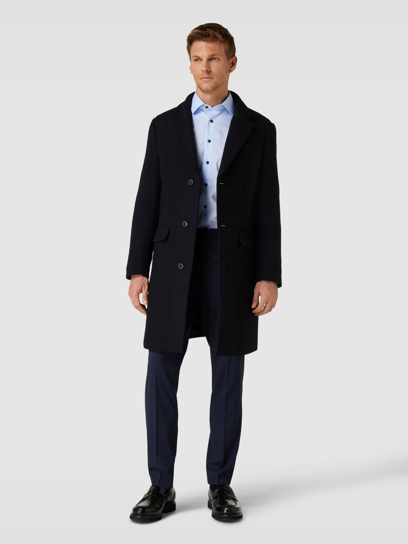 Mantel im Double-Layer-Look Modell 'JOSEPH' in schwarz