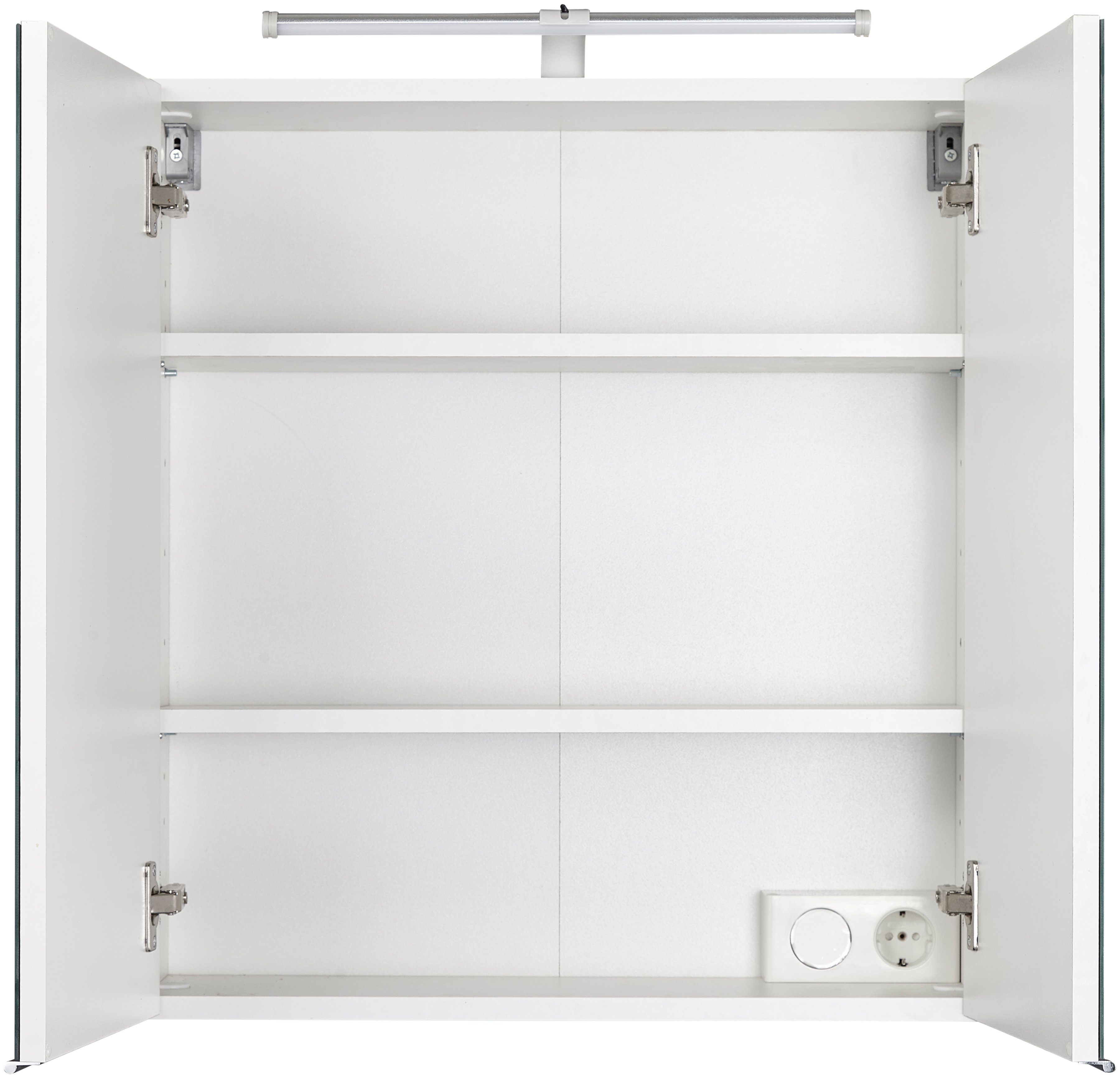 HELD MÖBEL Spiegelschrank Turin Breite 60 cm, mit LED-Aufbauleuchte