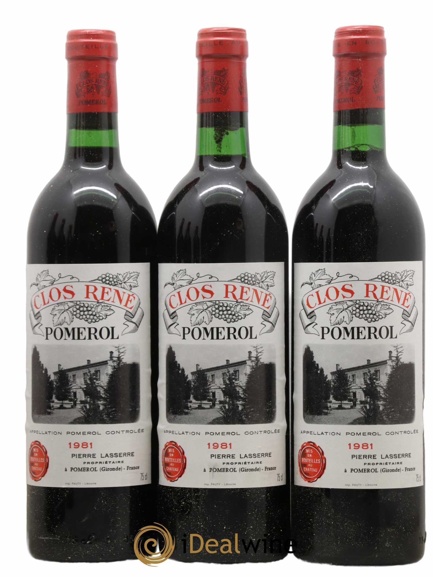 Clos René  1981 - Lot de 12 Bouteilles