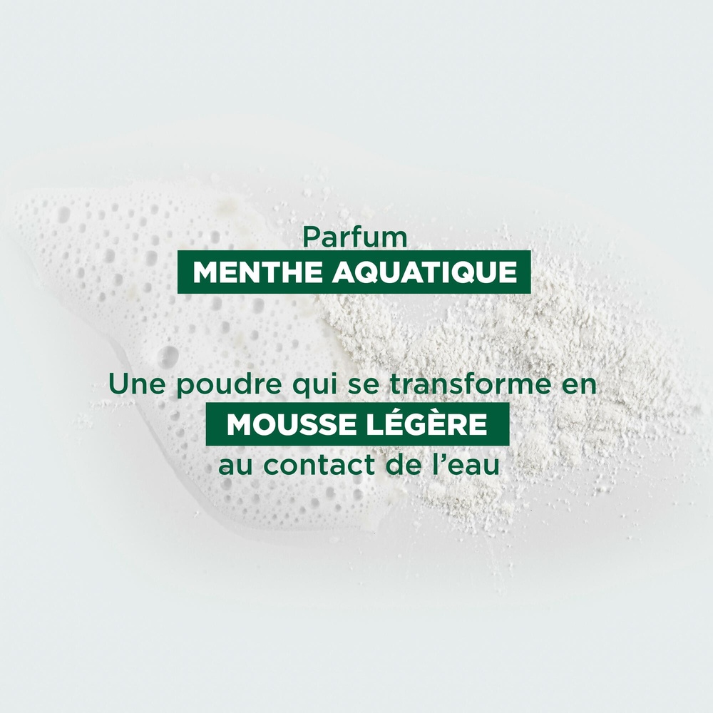 Klorane Menthe Aquatique et Argile - Poudre puri fiante visage 3 en 1 Bio Soin visage