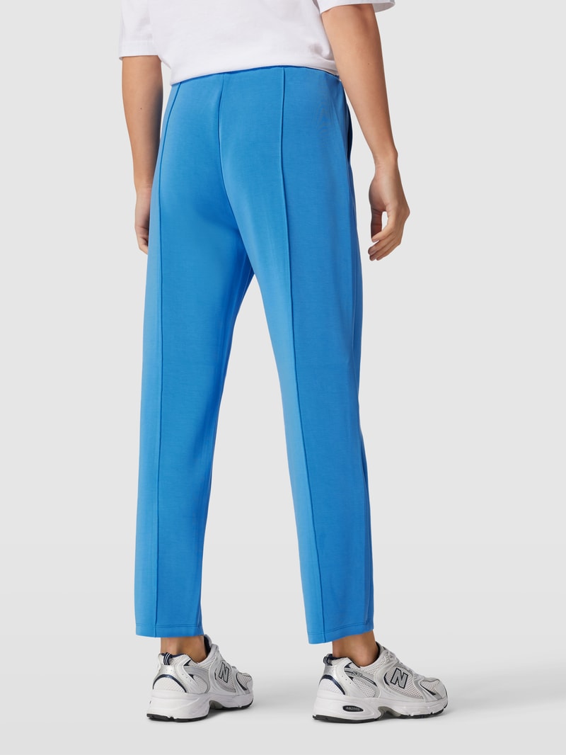 Sweatpants mit Ziernähten Modell 'Scuba' in royalblau