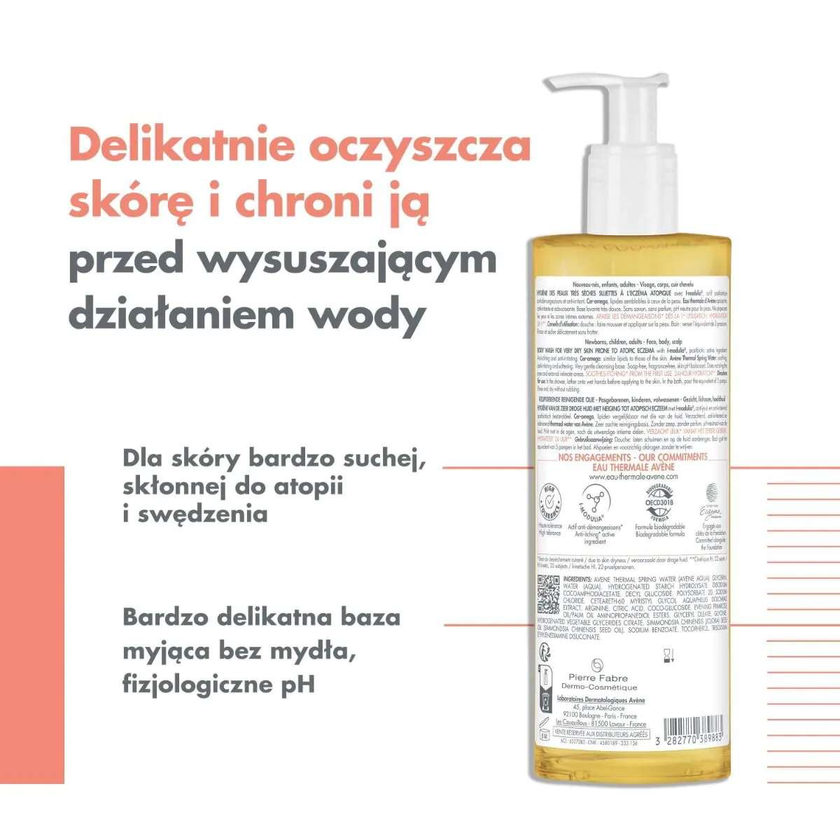 Avène Xera Calm AD Olejek do kąpieli