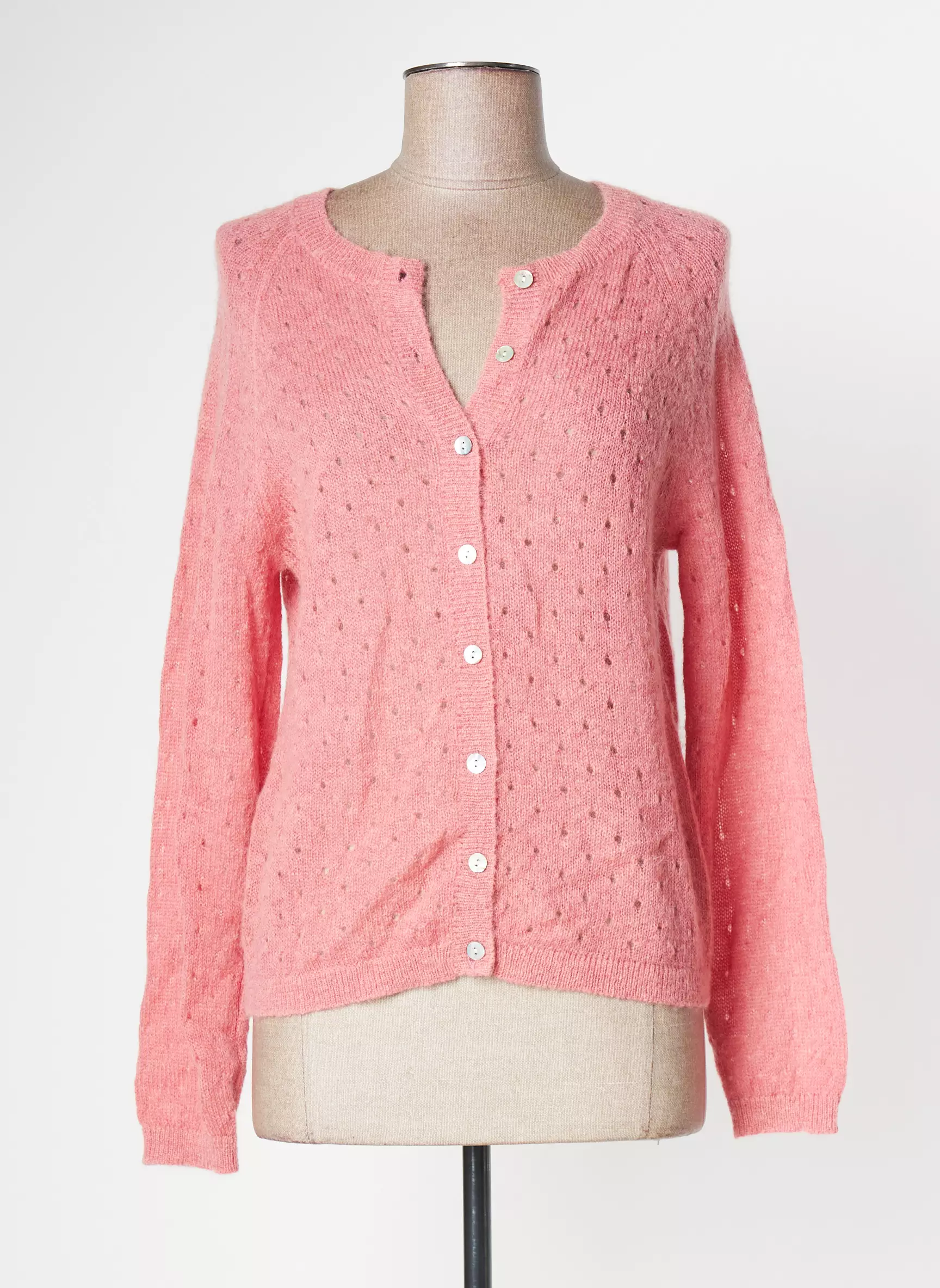 Solily Cardigans Femme couleur rose