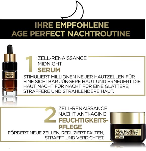L'Oréal Paris Age Perfect Zell-Renaissance Midnight Serum Gesichtsserum