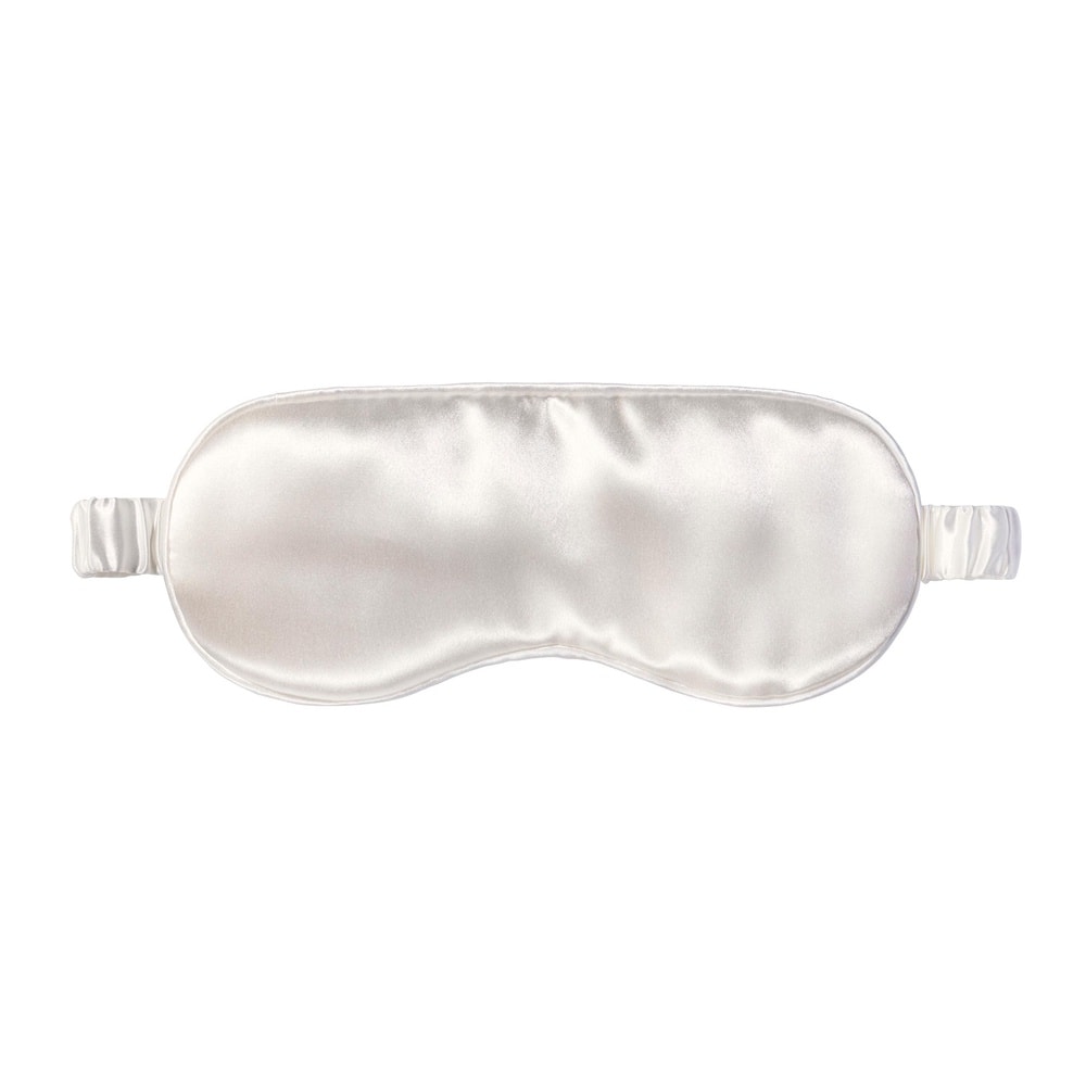 slip masque de sommeil pure soie slip - blanc masque de sommeil