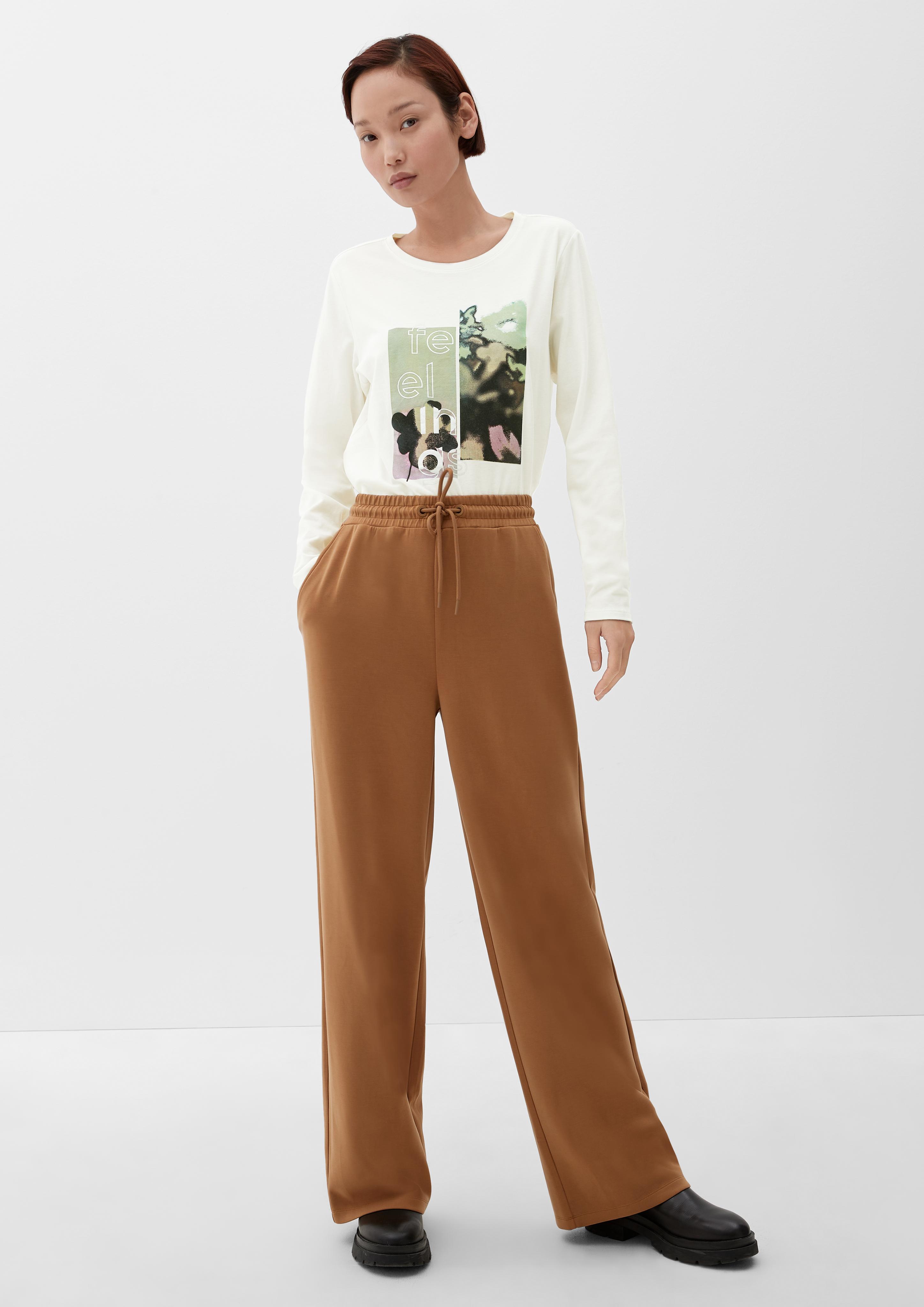 Baumwoll-Shirt mit Effektprint  2122517-02D2