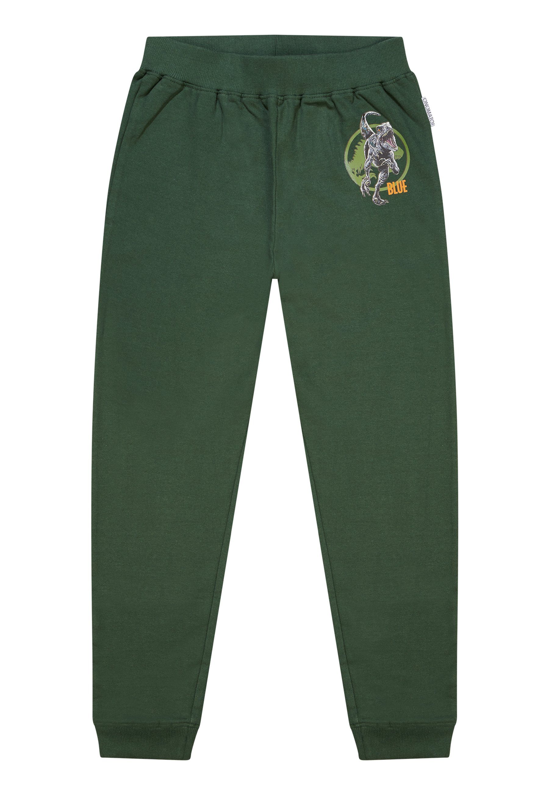 ONOMATO! Jogginghose Jurassic World Blue Kinder Jungen Trainingshose Freizeit Hose
