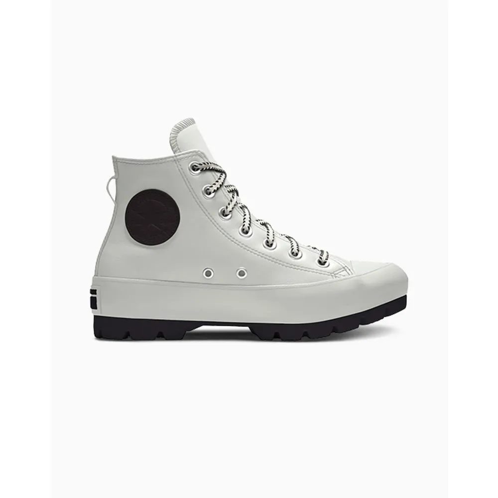 Converse Custom Chuck Taylor All Star Lugged Platform Leather By You A06687CSP24_WHITE_CO / weiss