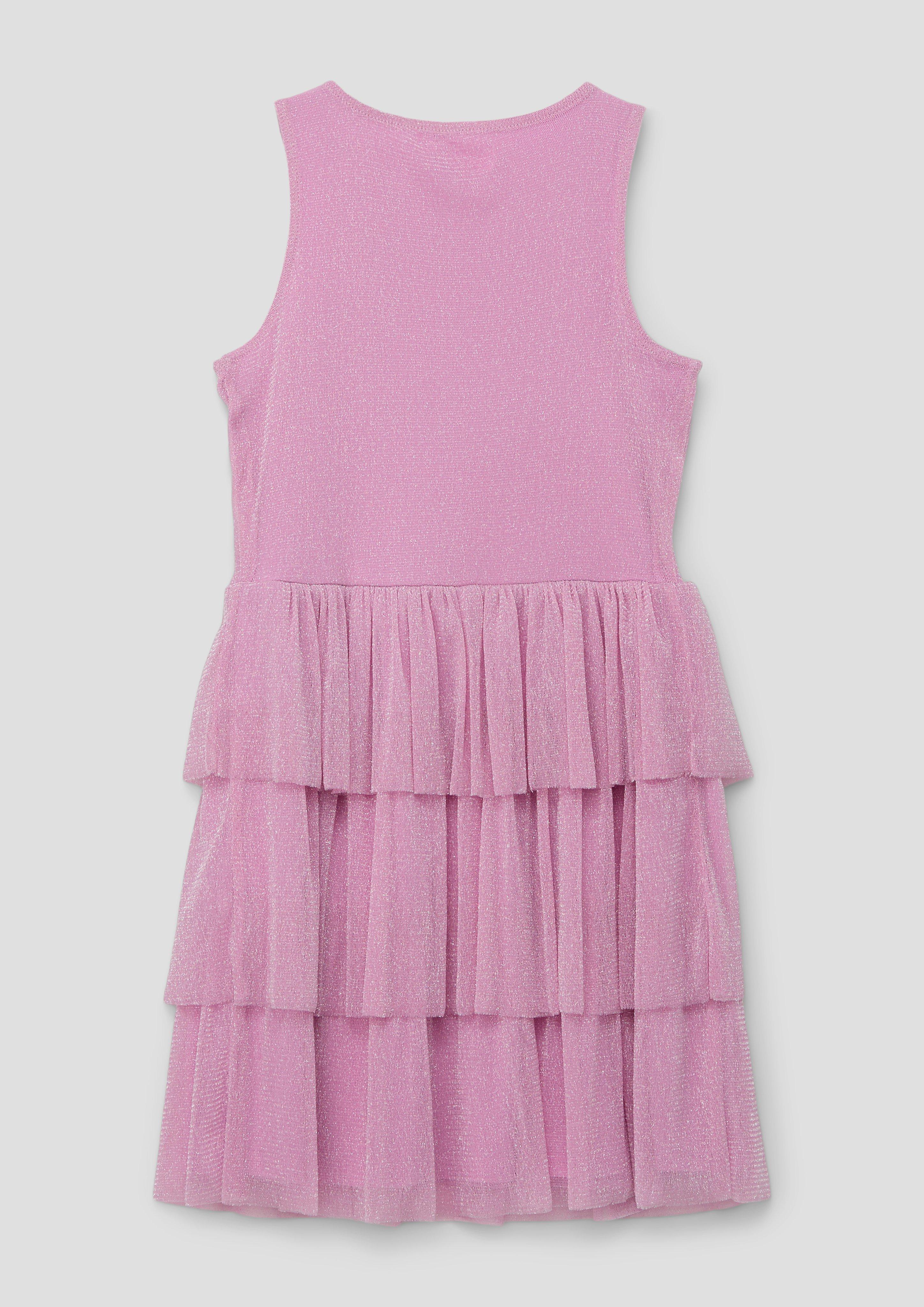 Mehrlagiges Kleid aus zartem Mesh  2140047-4442