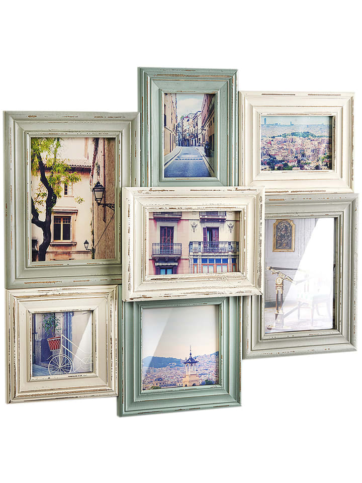 kobolo Bilderrahmen Collage PASTELL7 in Grün günstig kaufen onesize