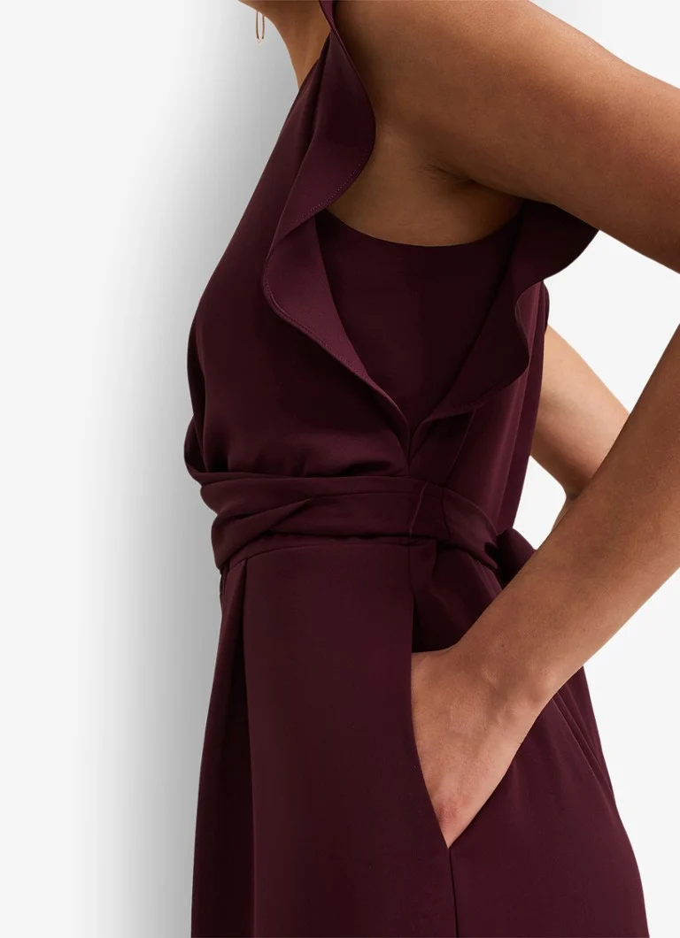 Phase Eight Ayla Jumpsuit wide fit jumpsuit with butterfly sleeves