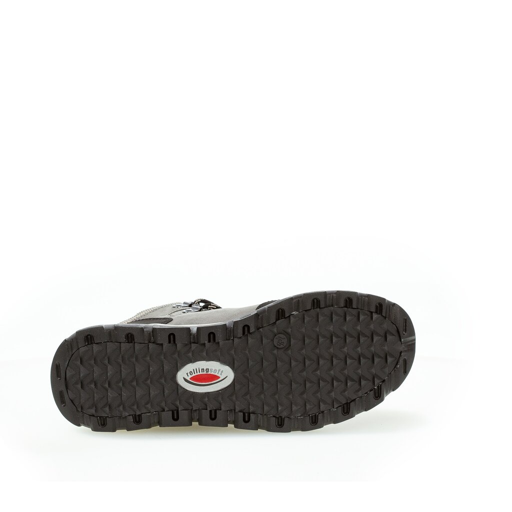 rollingsoft Schnürstiefelette grau