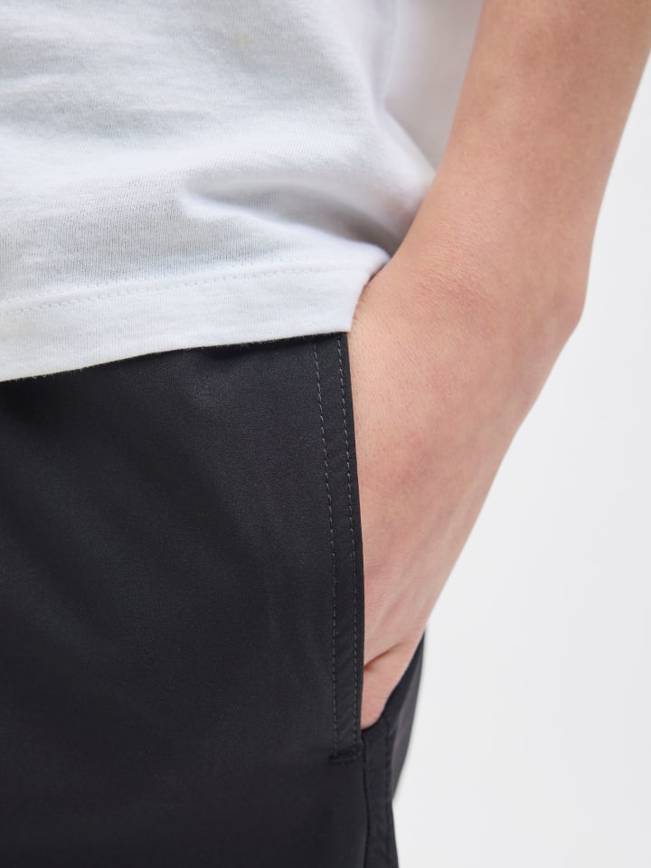 JACK & JONES Junior Badeshorts JPSTMAUI JJSWIM DB WB AKM JNR in black günstig kaufen 140