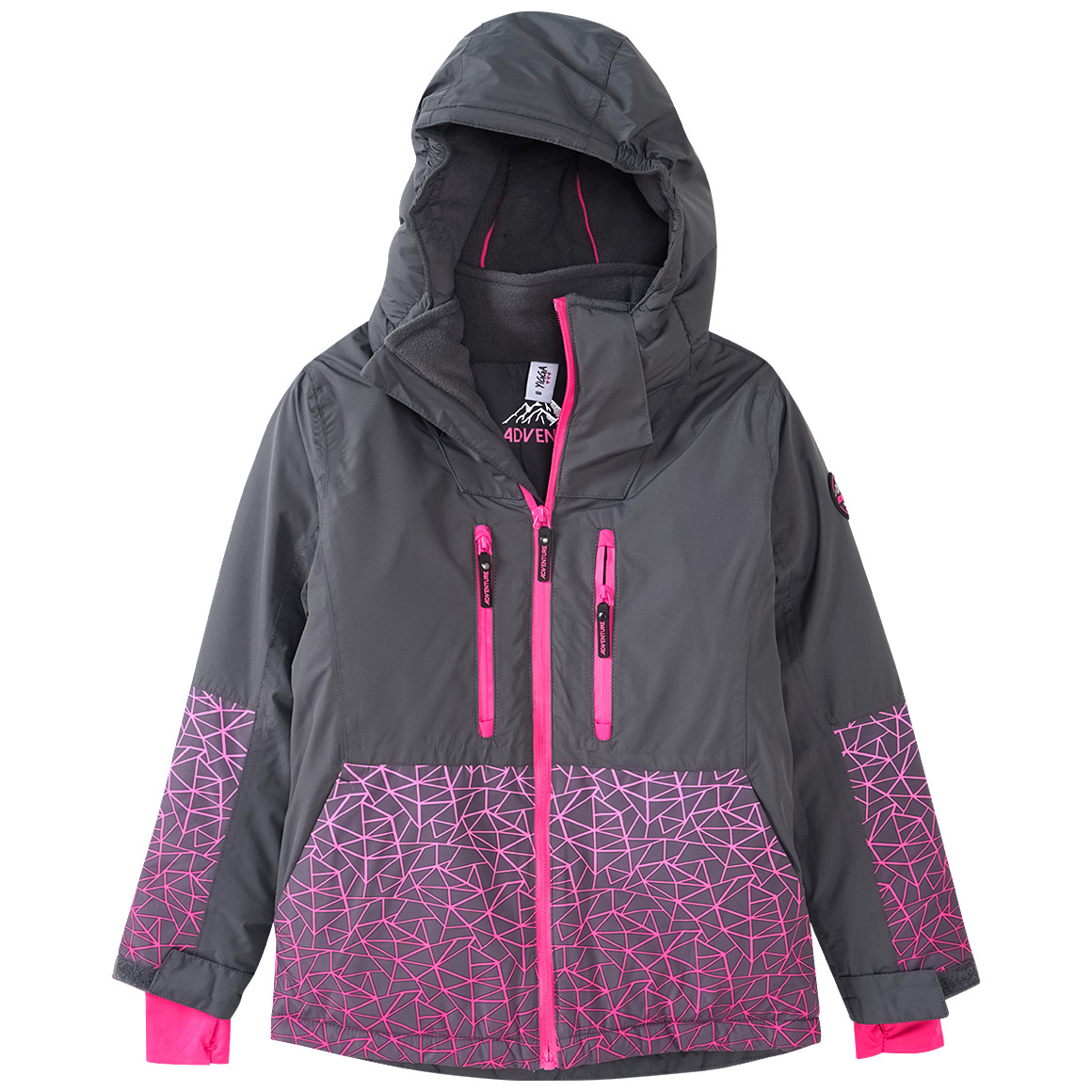 Mädchen Schneejacke mit Schneefang