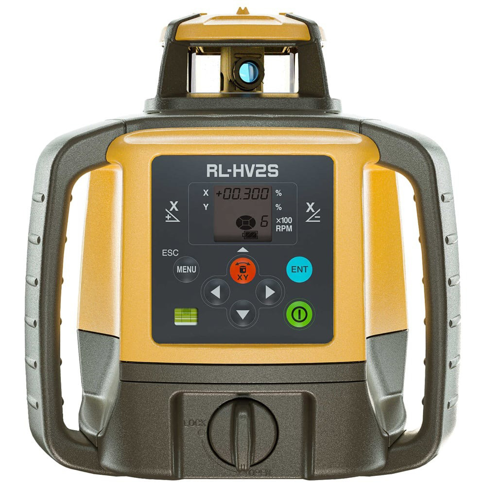 Topcon 1051612-23Set RL-HV2S + LS-80X Set – Multifunktionaler Baulaser mit doppelter Neigung
