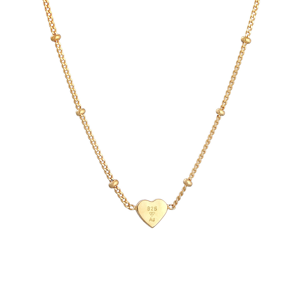 Elli Elli Collier Enfants pendentif coeur boules avec émail en argent sterling 925 pla collier