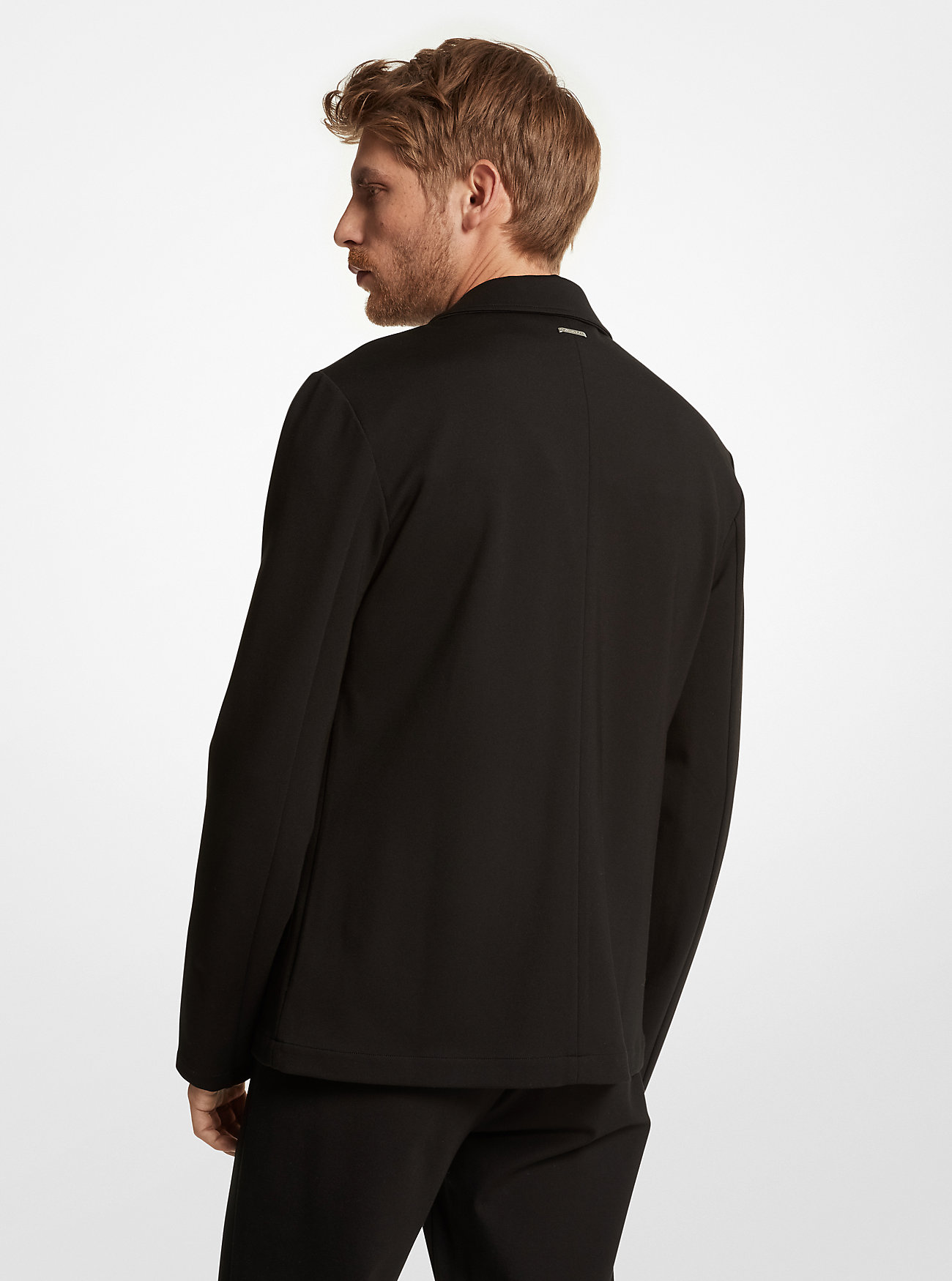 Stretch Ponte Blazer - SVART