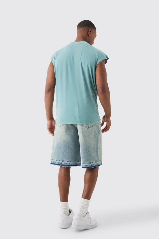 Oversize Tanktop mit Print