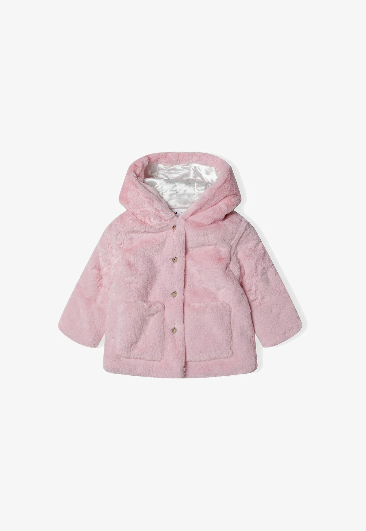 MINOTI HOODED FAUX FUR - Chaqueta de entretiempo