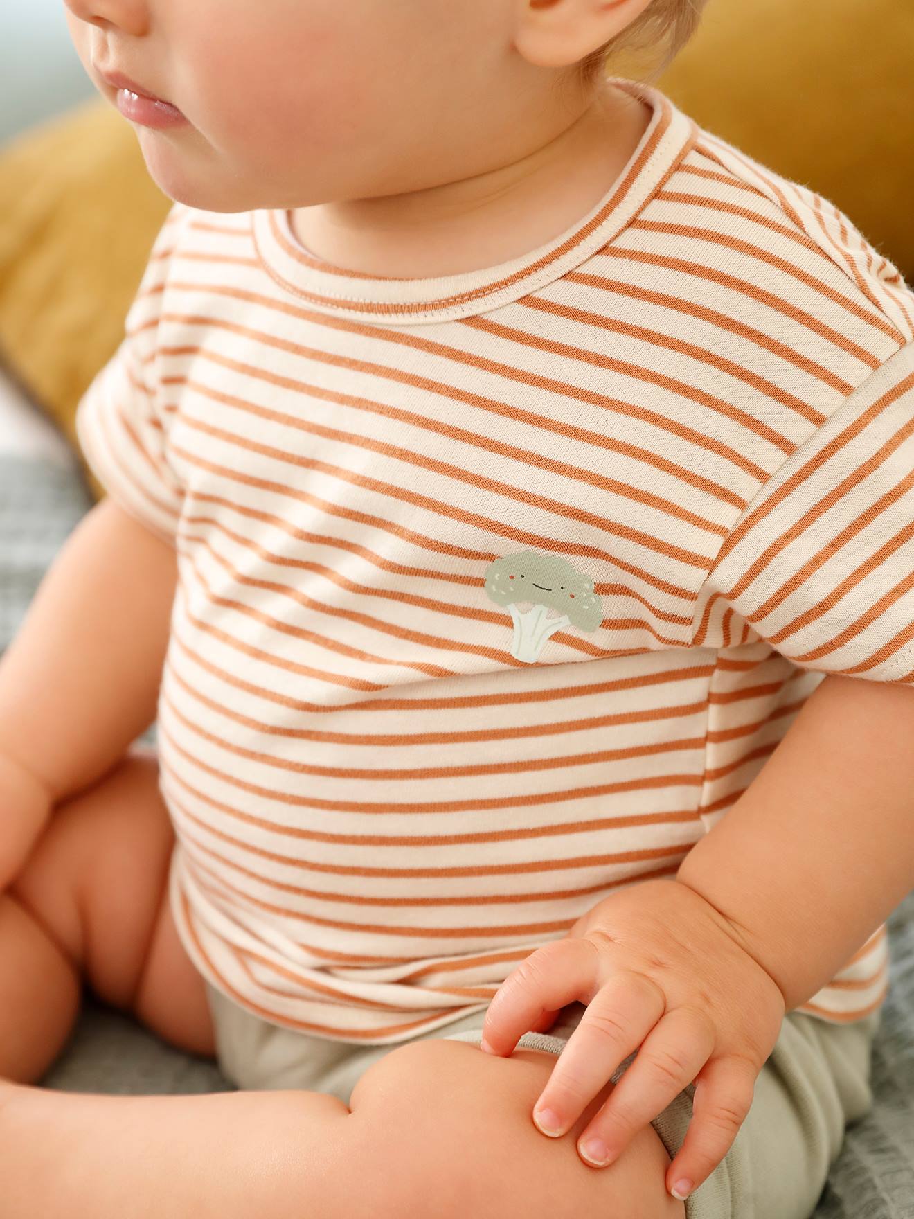 Vertbaudet 2er-Pack Baby T-Shirts - hellblau
